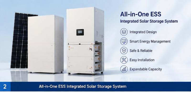 All-in-One ESS integrated solar battery storage system